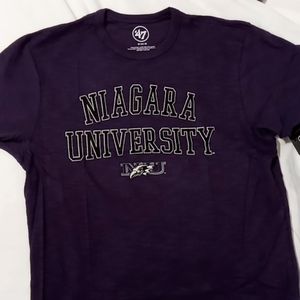 NWT  NIAGARA UNIVERSITY  COLLEGIATE T SHIRT SIZE MED
